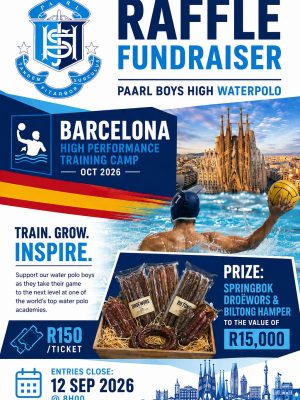 Support the Paarl Boys High Elite Water Polo Squad