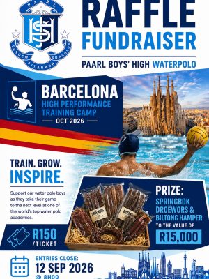 Support the Paarl Boys' High Elite Water Polo Squad